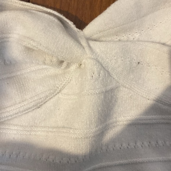 STRAPLESS WHITE TOP - Picture 3 of 4